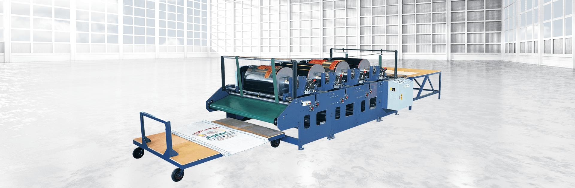 Machine à imprimer sur 1 face les sacs géants (1-4 couleurs)